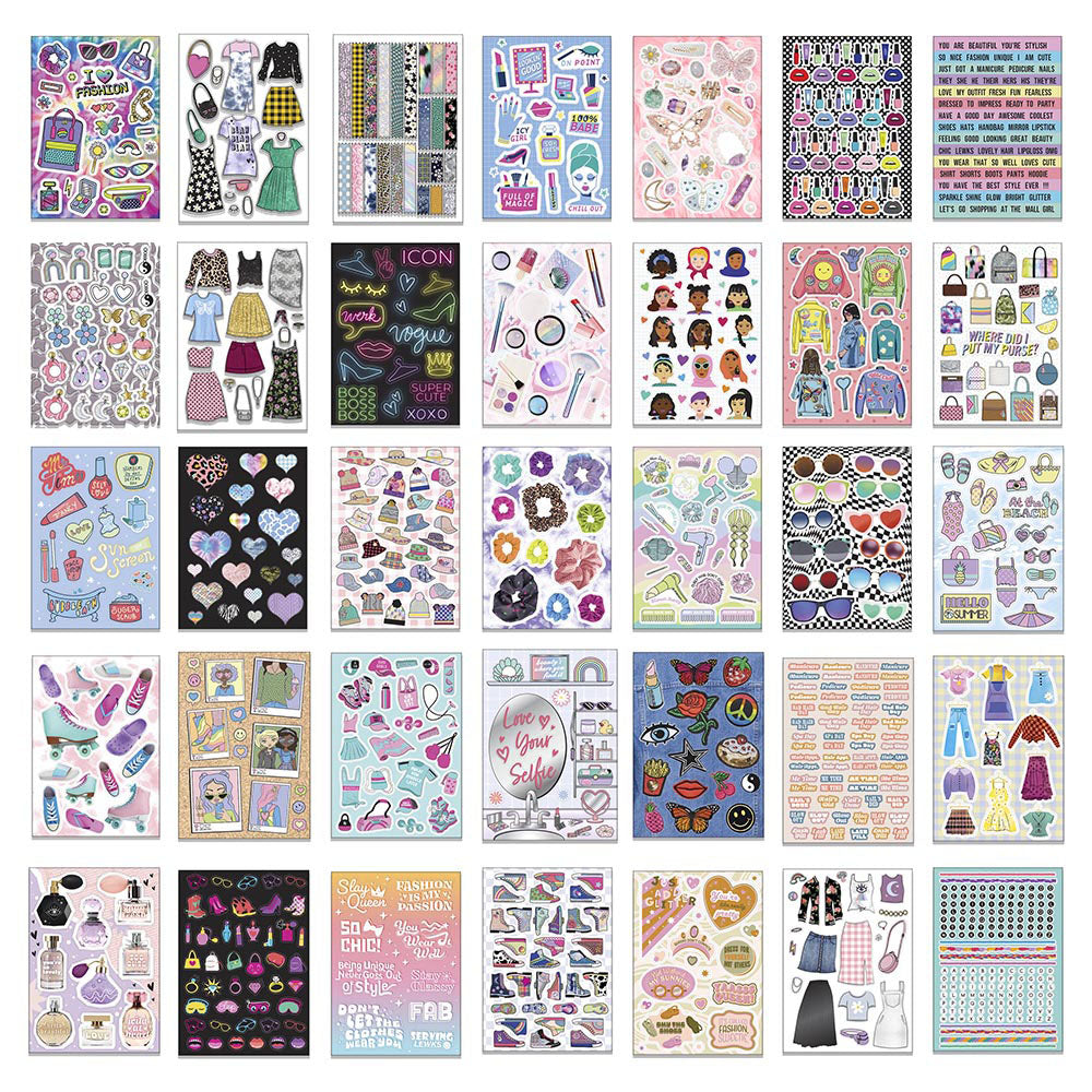 Fashion Angels 1000+ Fashion Stickers Book Series 10