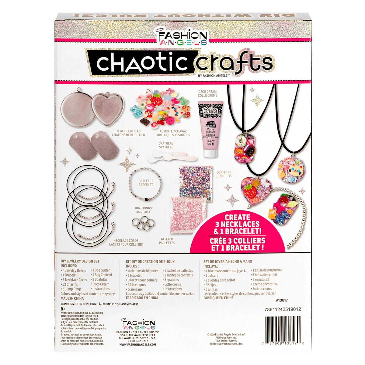 Fashion Angels Chaotic Crafts DIY Jewelry Box