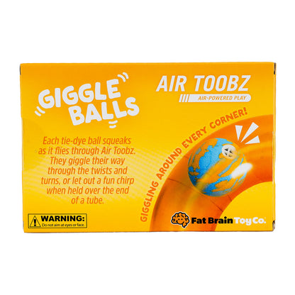 Fat Brain Toy Co Air Toobz Accessory - Giggle Balls 6 Pack