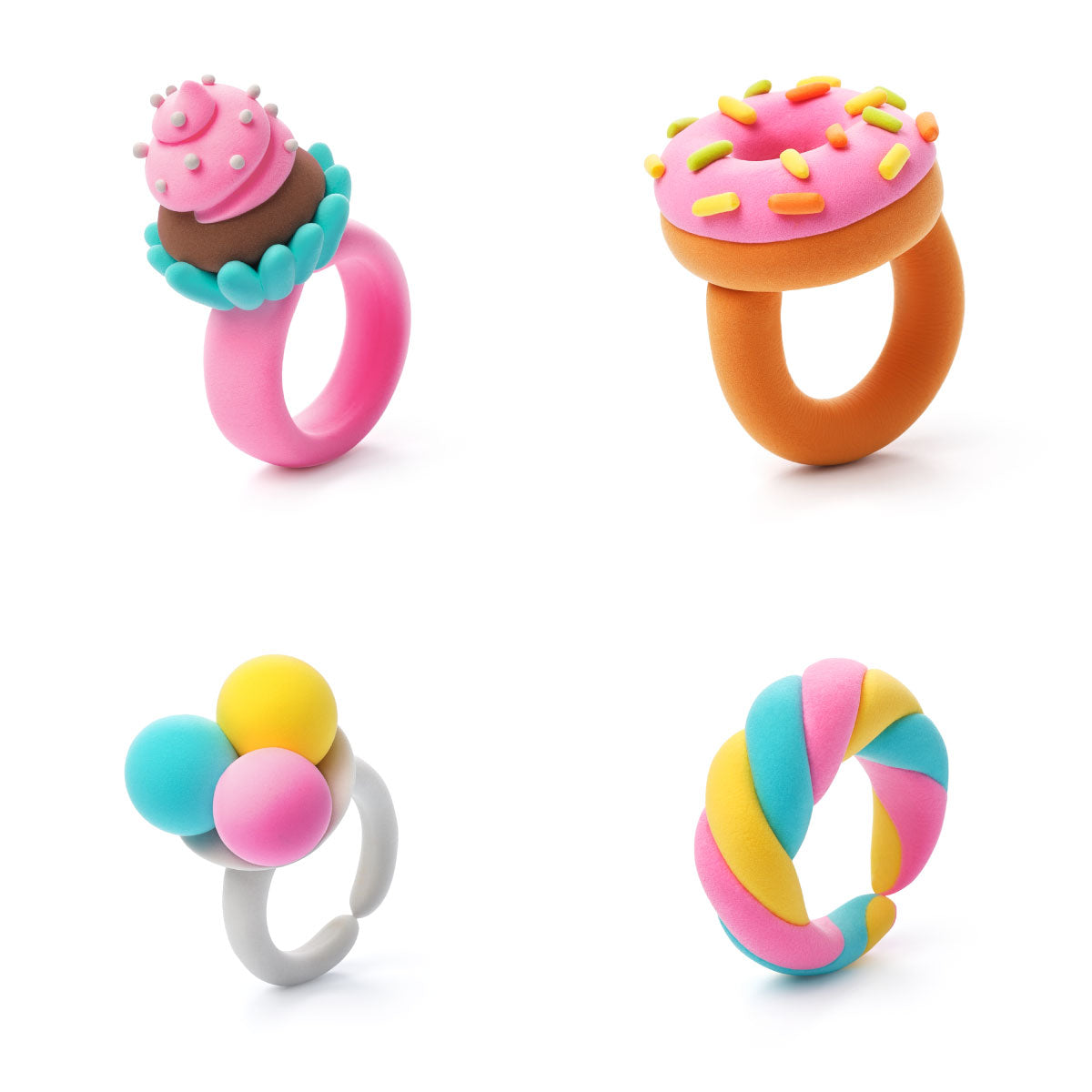 Hey Clay Bijou Sweet Rings