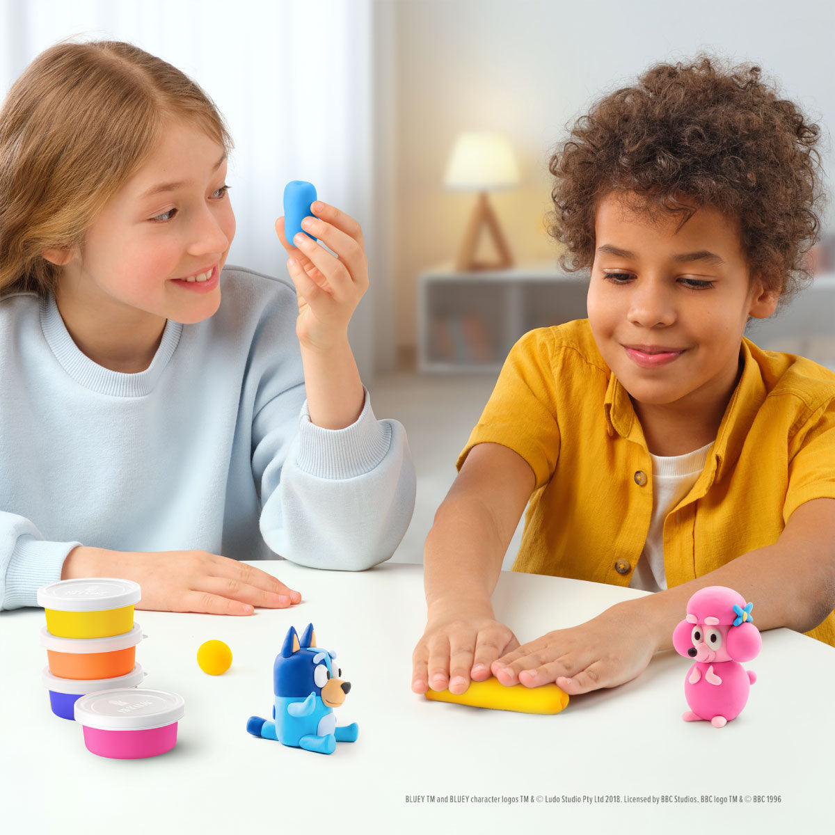 Hey Clay Bluey and Friends - 15 Air-Dry Clays