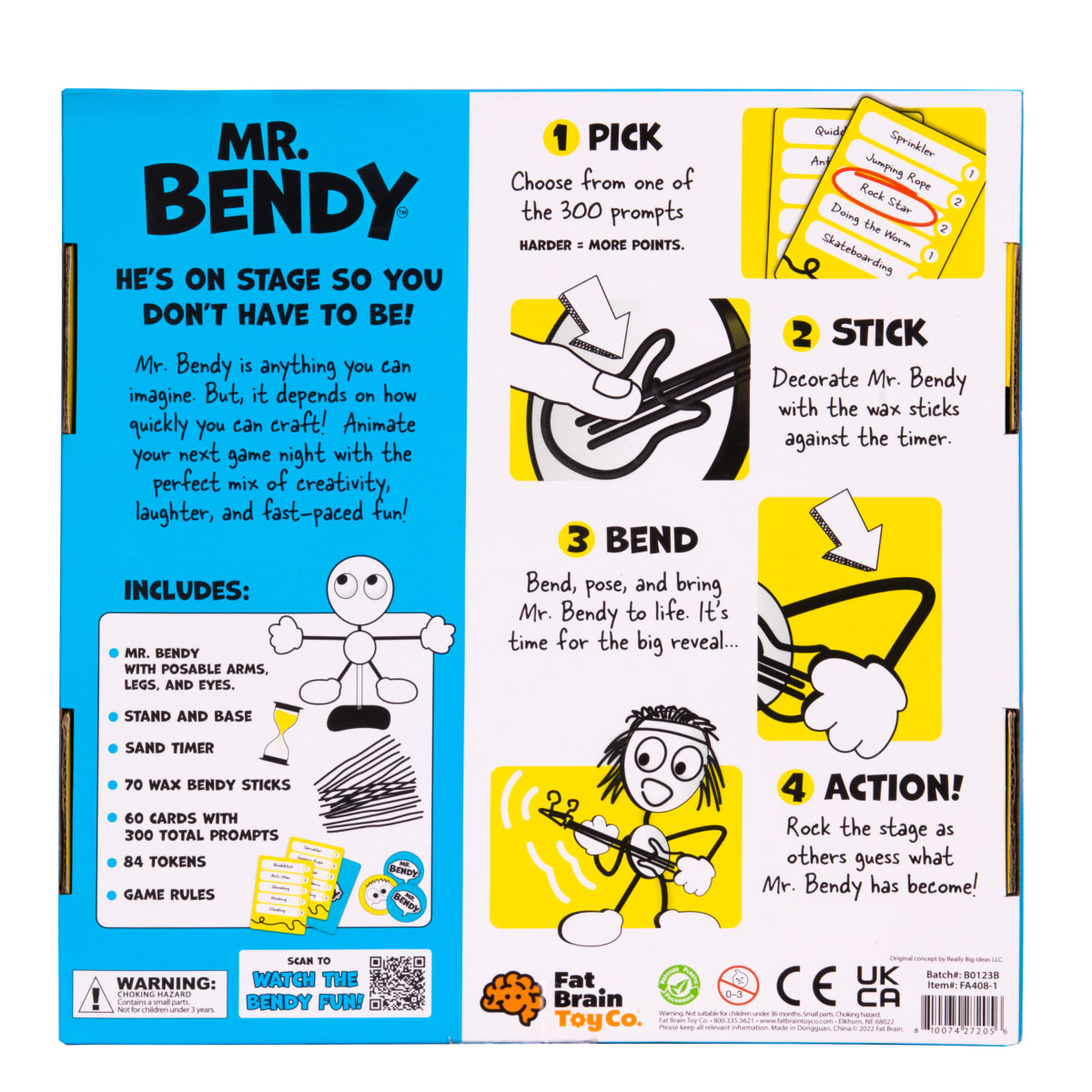 Fat Brain Mr. Bendy Family Game