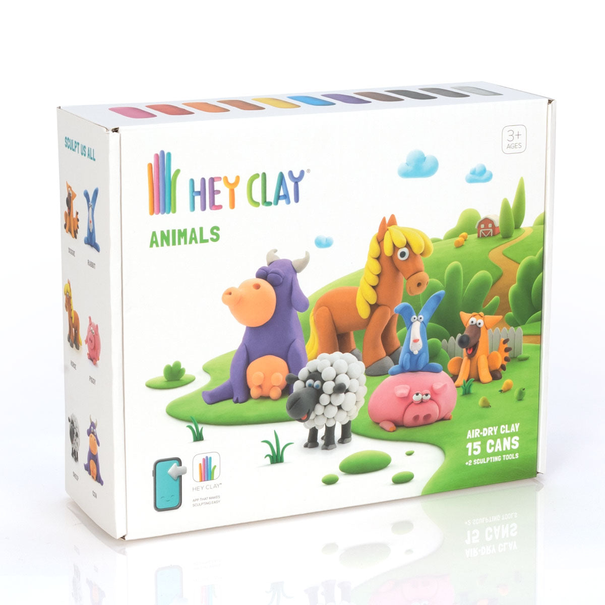 Hey Clay Animals - 15 Air-Dry Modeling Clays