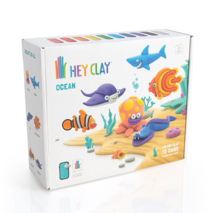 Hey Clay Ocean Creatures - 15 Air-Dry Modeling Clays