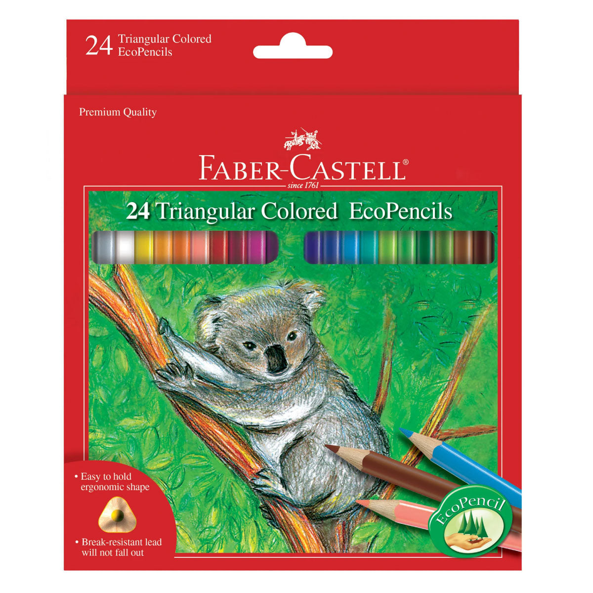 Faber Castell EcoPencils Colored Pencils 24 pencils