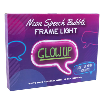 Fizz Creations Neon Speech Bubble Frame Light
