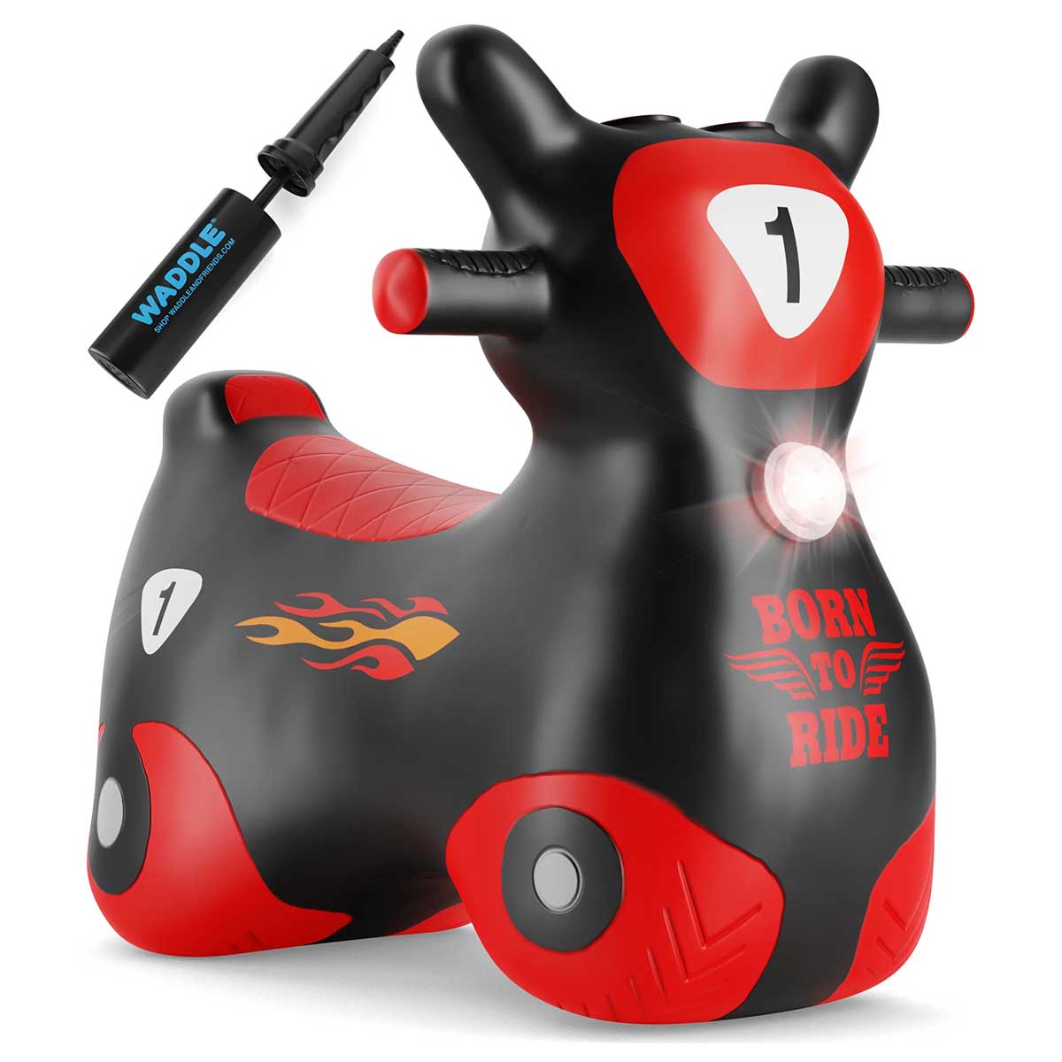Black Waddle Zoomer Scooter Hopper 
