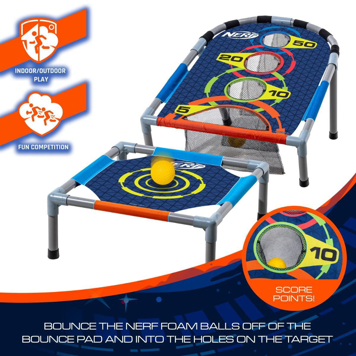 Nerf Bounce n Score Target Toss Game