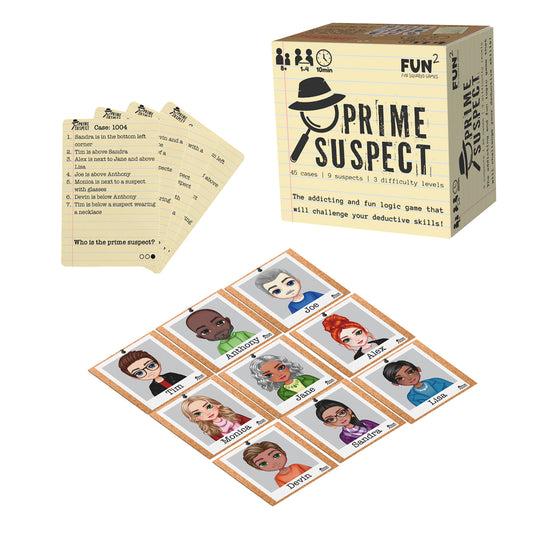 Prime Suspect Card Game from Fun Squared