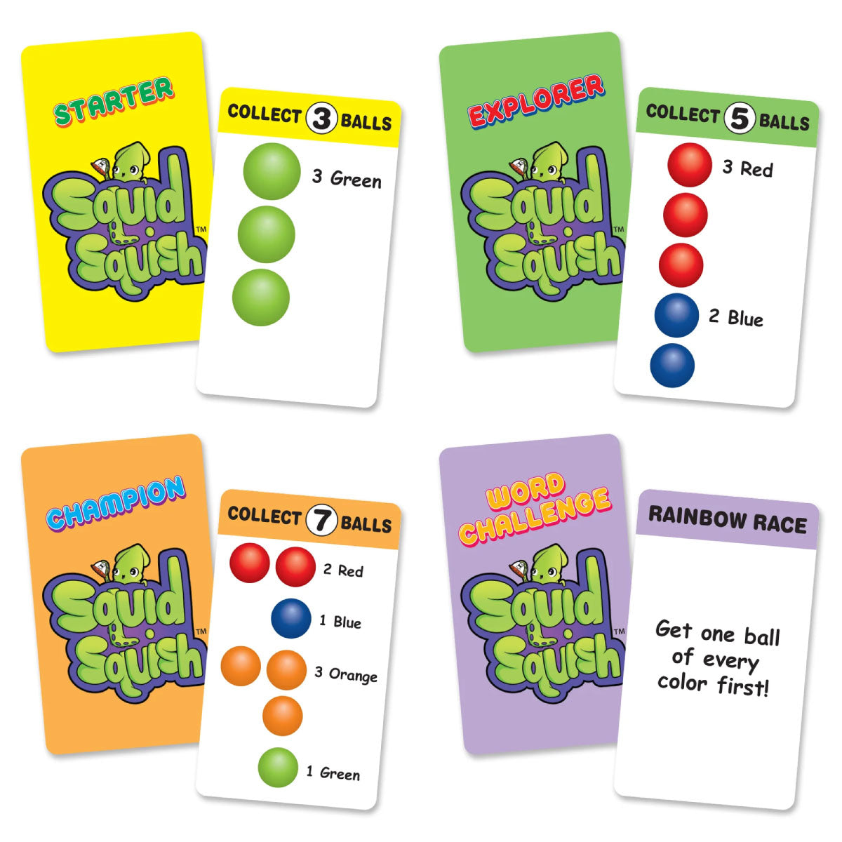 Fun Wares Squid Squish Color Matching Game