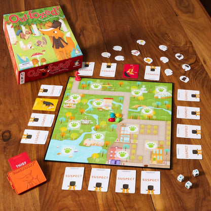 Gameright Outfoxed cooperative deduction mystery game