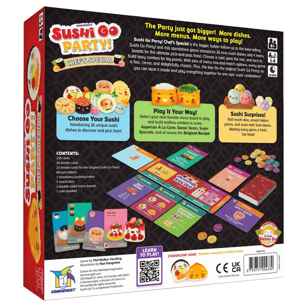 Gamewright Sushi Go Party - Chef’s Special