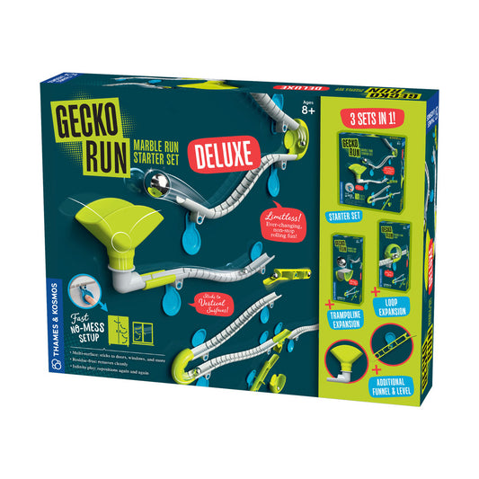 Gecko Run Marble Run Deluxe Starter Set by Thames and Kosmos.