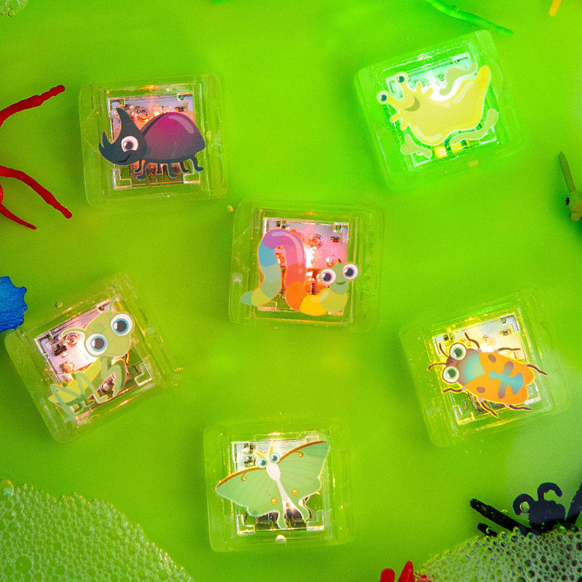 Glo Pals Insects Themed Cubes 6 Pack