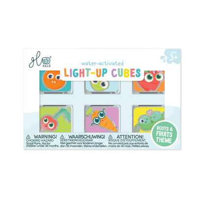 Glo Pals Roots and Fruits Themed Cubes 6 Pack