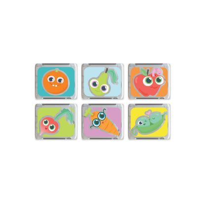 Glo Pals Roots and Fruits Themed Cubes 6 Pack