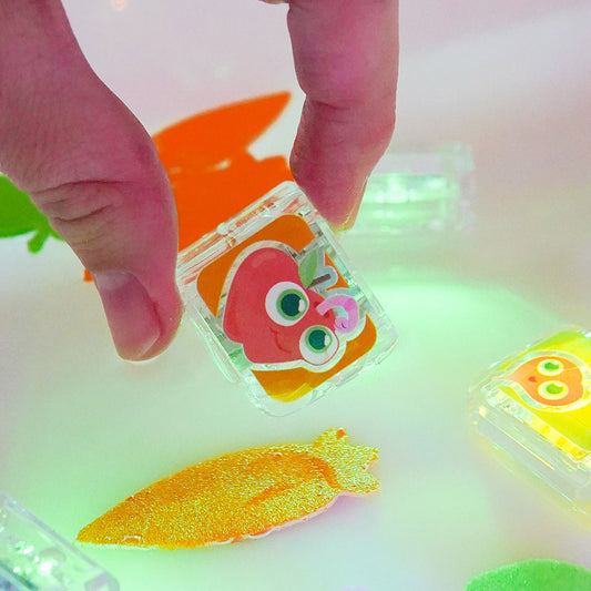 Glo Pals Roots and Fruits Themed Cubes 6 Pack