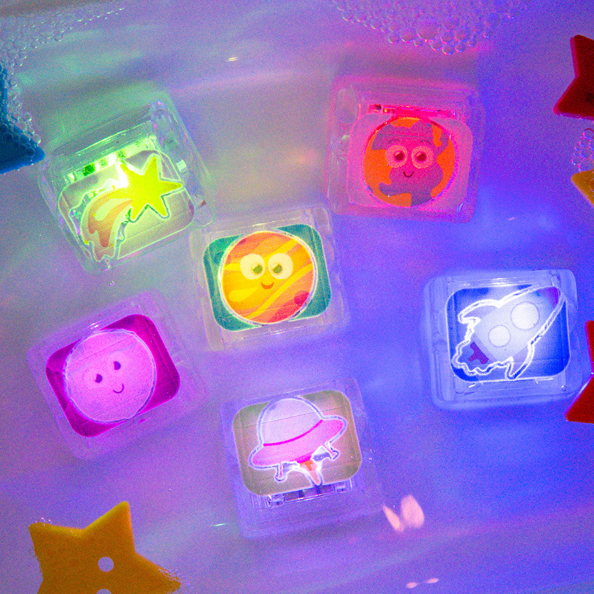 Glo Pals Space Themed Cubes 6 Pack
