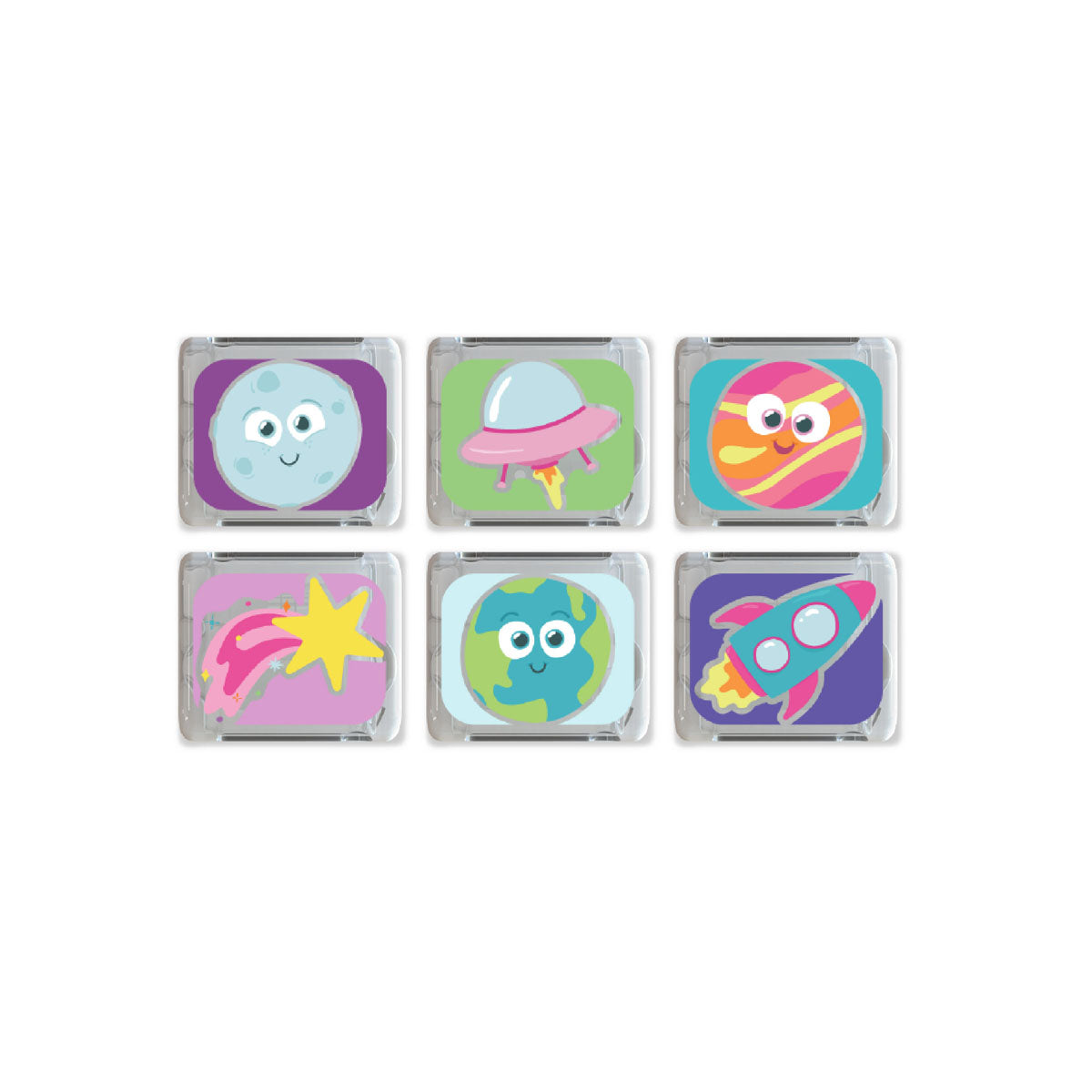 Glo Pals Space Themed Cubes 6 Pack