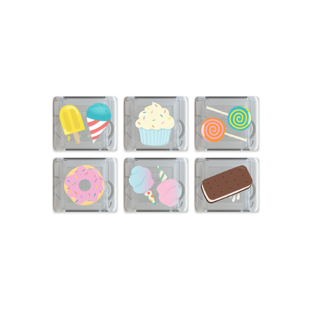 Glo Pals Sweet Treats Themed Cubes 6 Pack