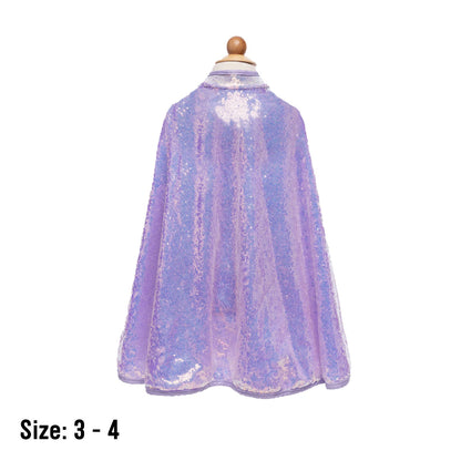Sequins Cape - Lilac Size 3-4