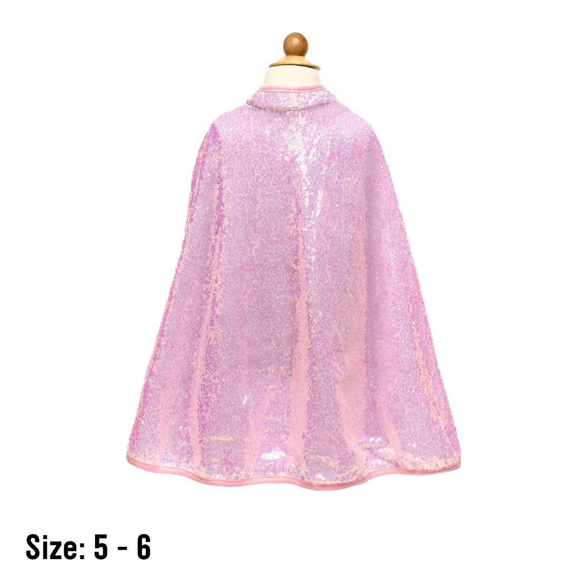 Great Pretenders Sequins Cape - Pink Size 5-6
