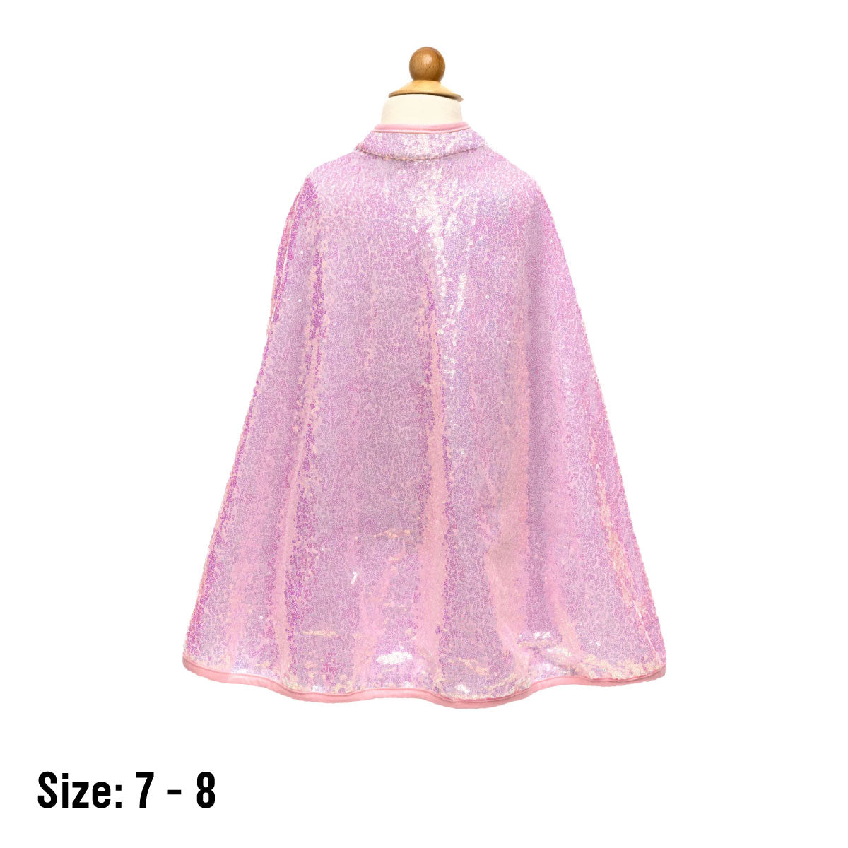 Great Pretenders Sequins Cape - Pink Size 7-8