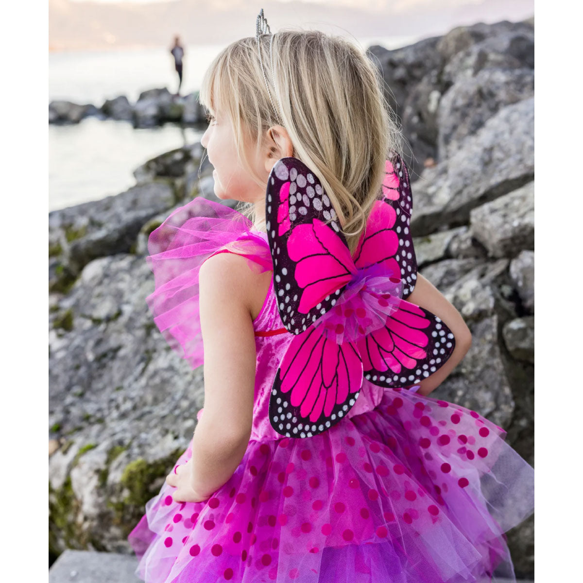 Great Pretenders Fairy Blooms Deluxe Dress - Pink