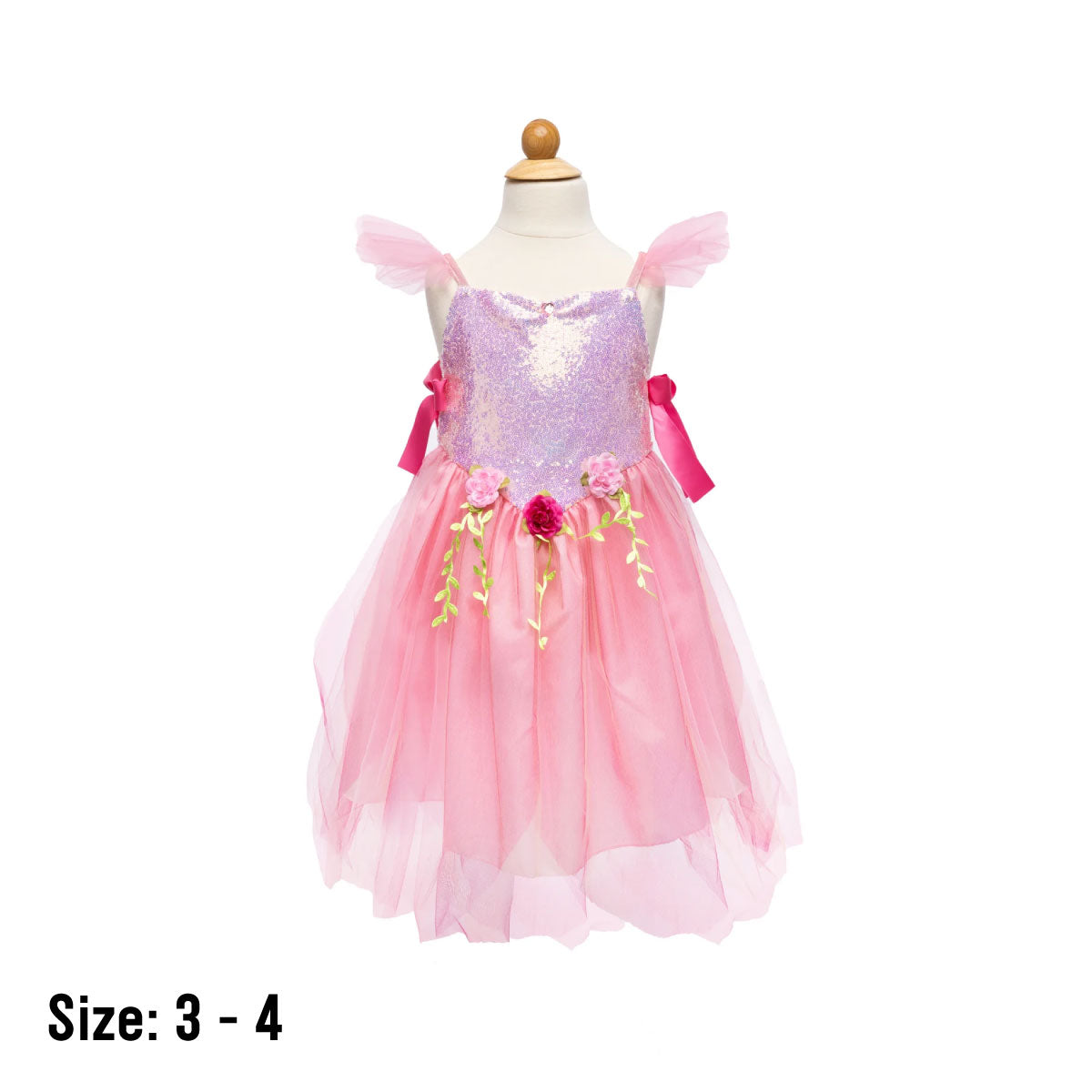 Great Pretenders Forest Fairy Tunic - Pink Size 3-4