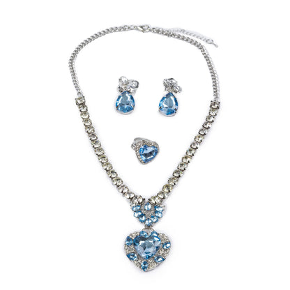 Great Pretenders The Marilyn Jewelry Set - Blue and Silver