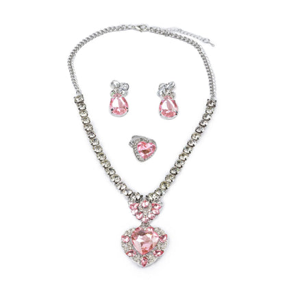 Great Pretenders The Marilyn Jewelry Set - Pink and Silver