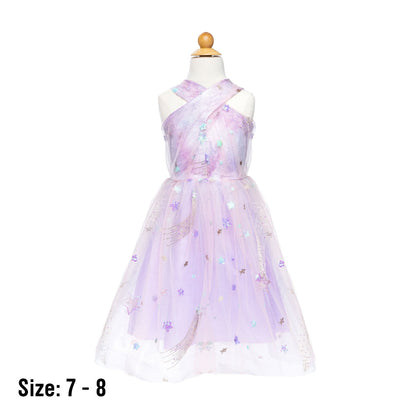 Great Pretenders Ombre Eras Dress in Lilac & Blue Size 7-8