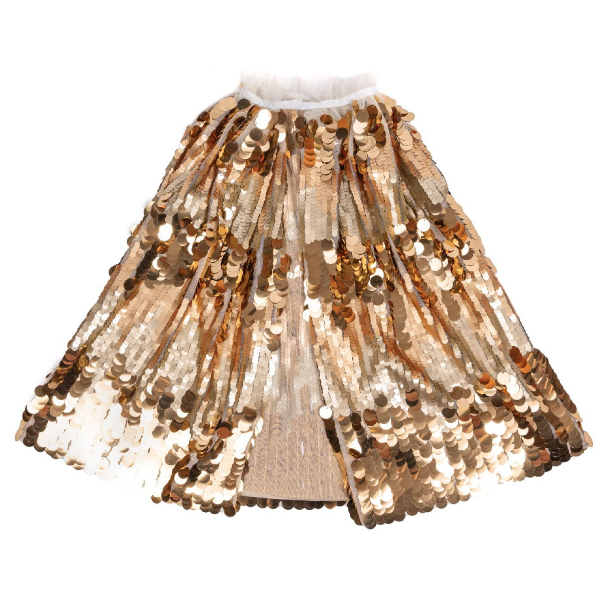 Great Pretenders 5th Avenue Paillette Cape - Gold