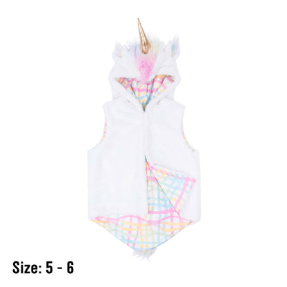 Great Pretenders All Day Everyday Unicorn Vest Size 5 - 6