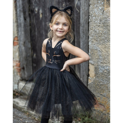 Great Pretenders Black Cat Dress & Headpiece