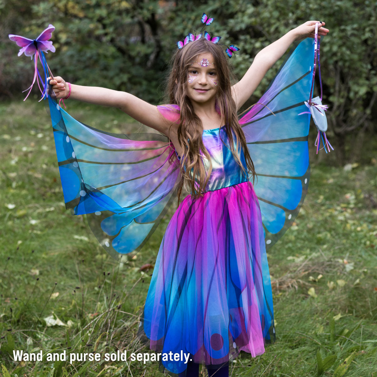 Great Pretenders Butterfly Twirl Blue Dress with Wings