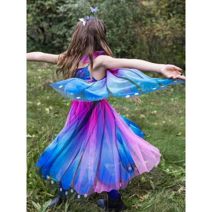 Great Pretenders Butterfly Twirl Blue Dress with Wings
