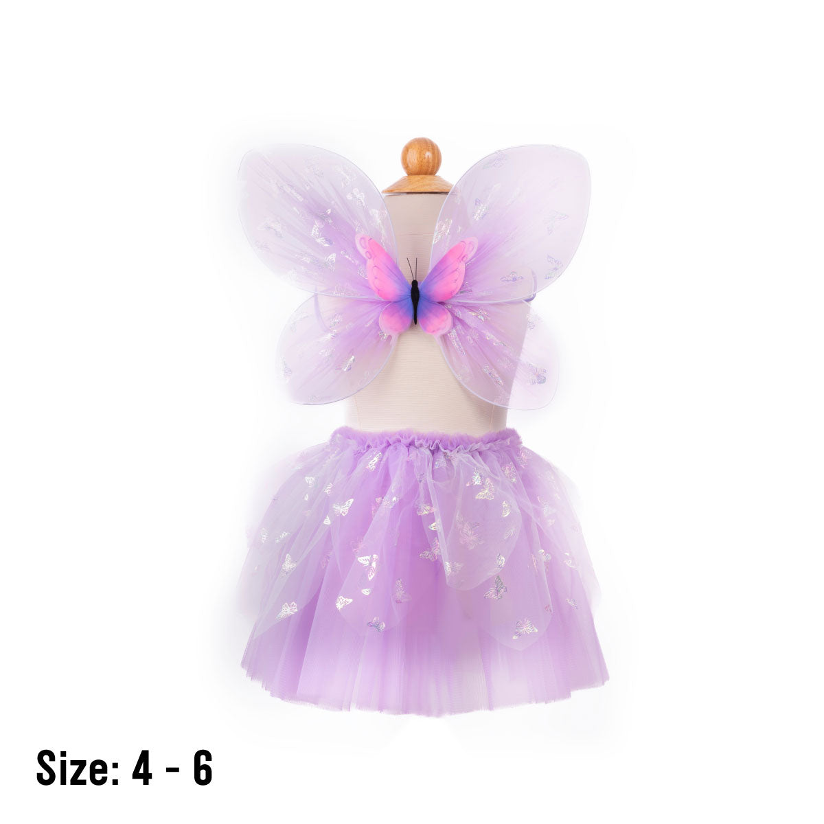 Flutter Butterfly Skirt & Wings - Lilac