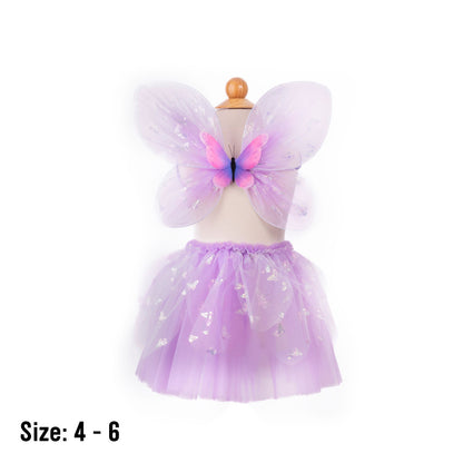 Flutter Butterfly Skirt & Wings - Lilac