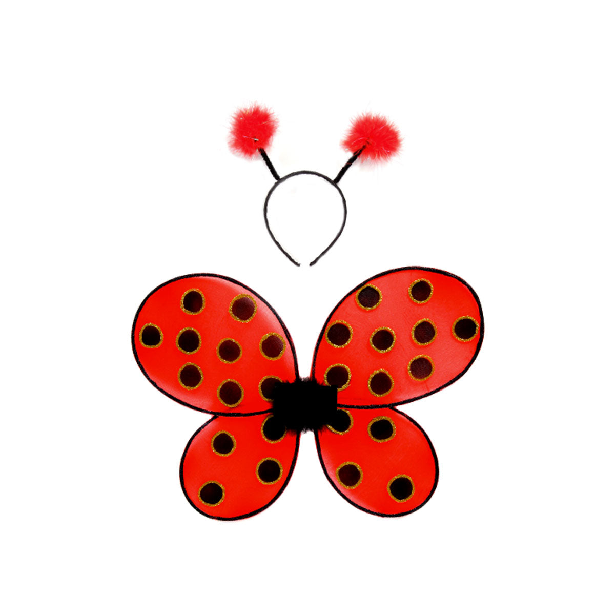 Great Pretenders Ladybug Wings and Headband Set