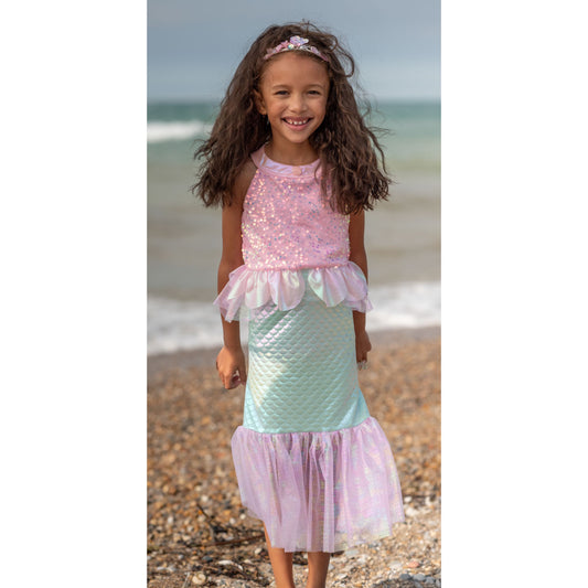 Great Pretenders Misty Mermaid Dress - Pink & Mint