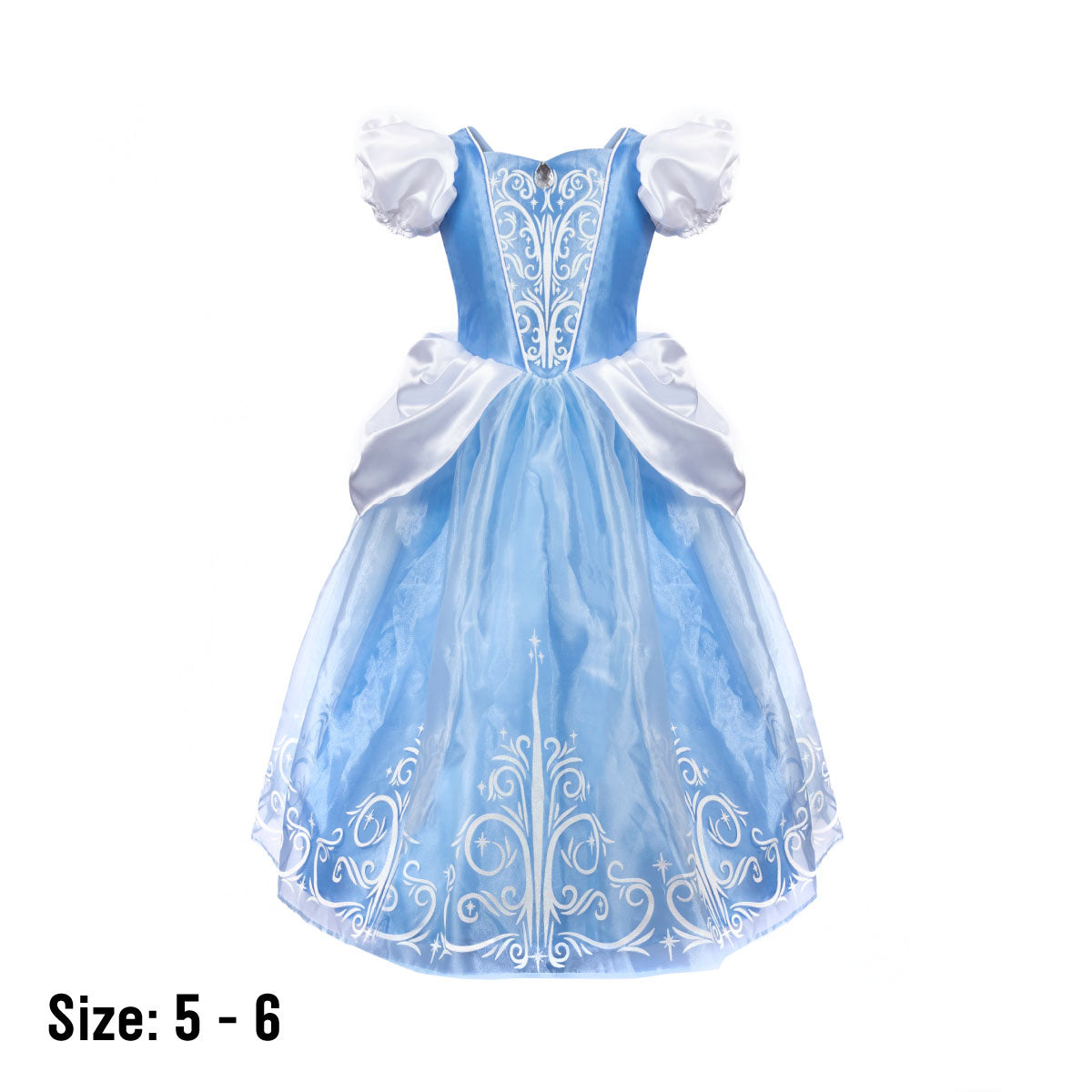 Great Pretenders Once Upon a Princess Glass Slipper Dress - Size 5-6