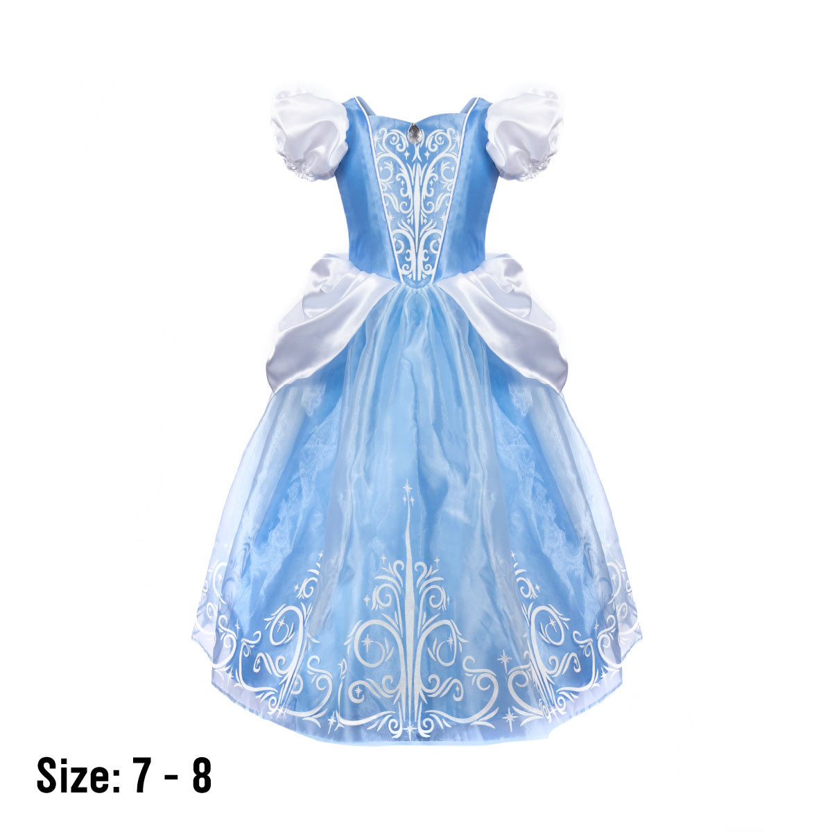 Great Pretenders Once Upon a Princess Glass Slipper Dress - Size 7-8