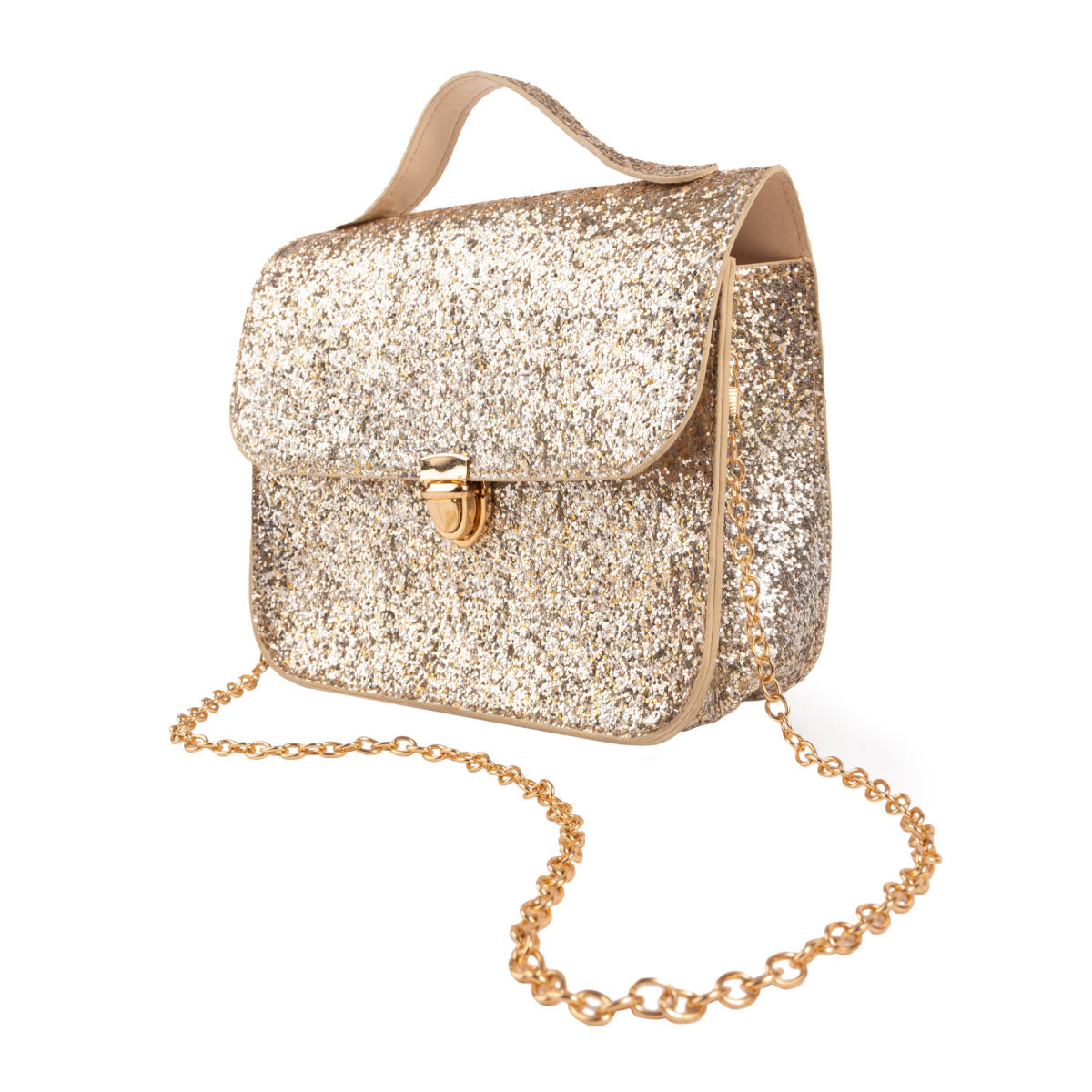 Great Pretenders Skyline Sparkle Party Purse - Gold