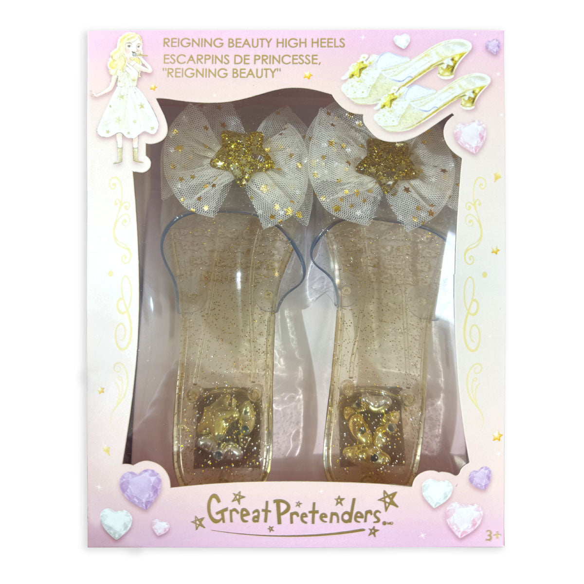Reigning Beauty High Heels - Gold