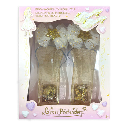 Reigning Beauty High Heels - Gold