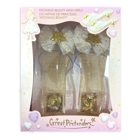 Reigning Beauty High Heels - Gold
