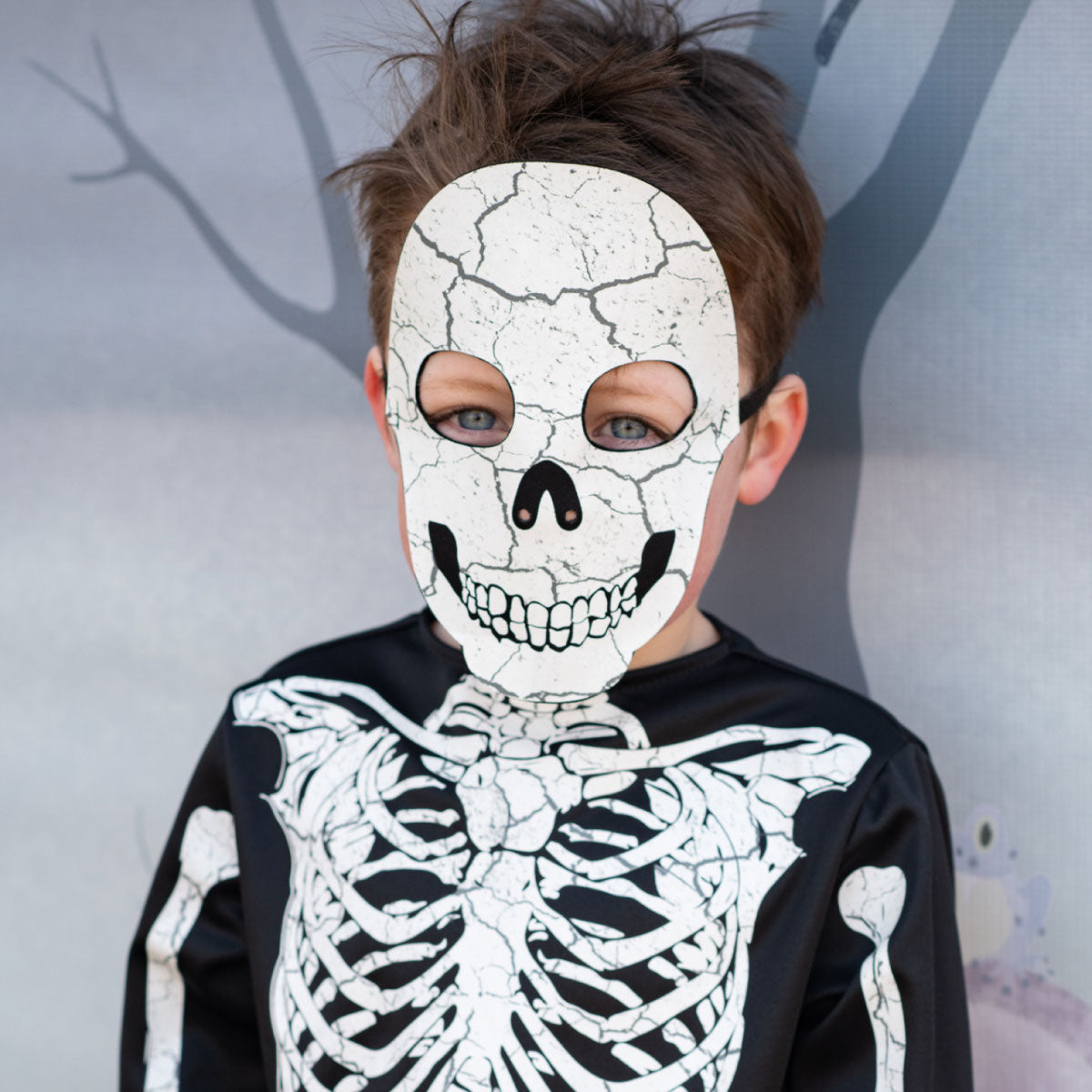 Great Pretenders Glow in the Dark Skeleton Shirt, Pants, & Mask Set