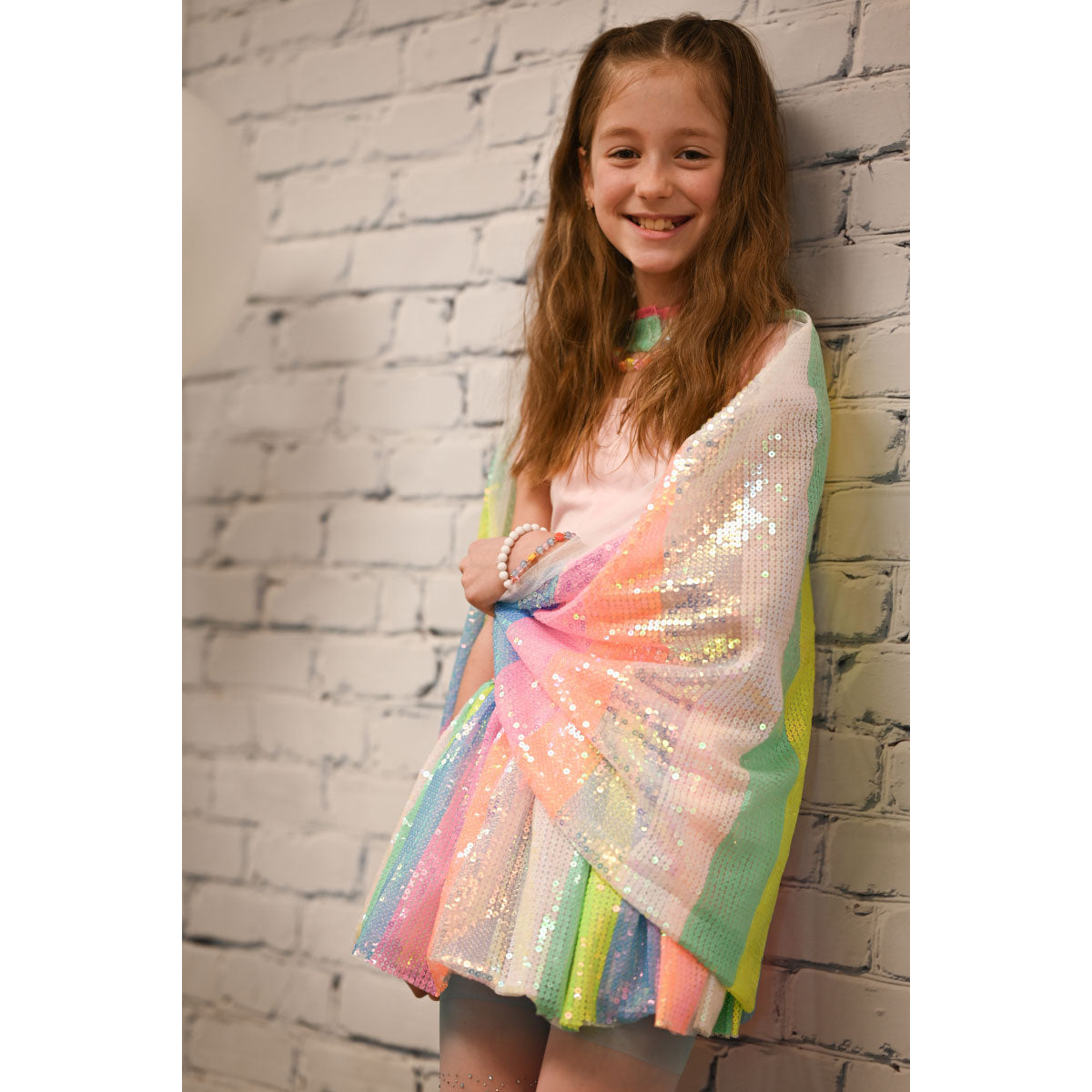 Great Pretenders Stripy Sequins Cape