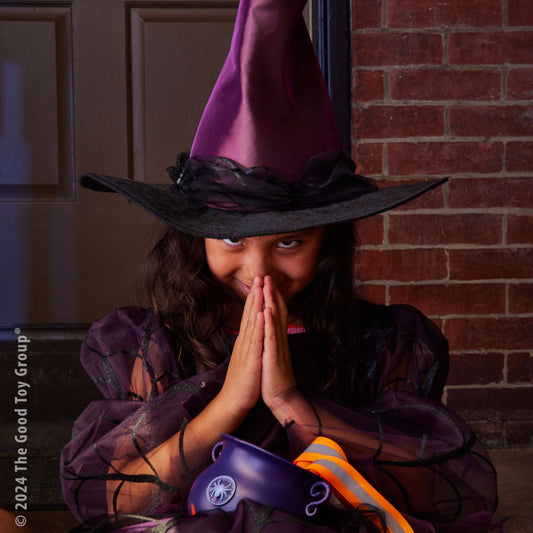 Amethyst Spider Witch Dress with Hat